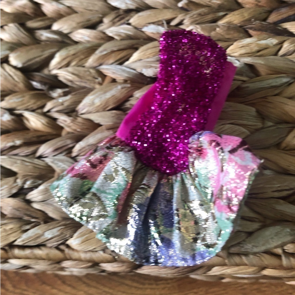 Vintage 90's Barbie Dress pink and floral